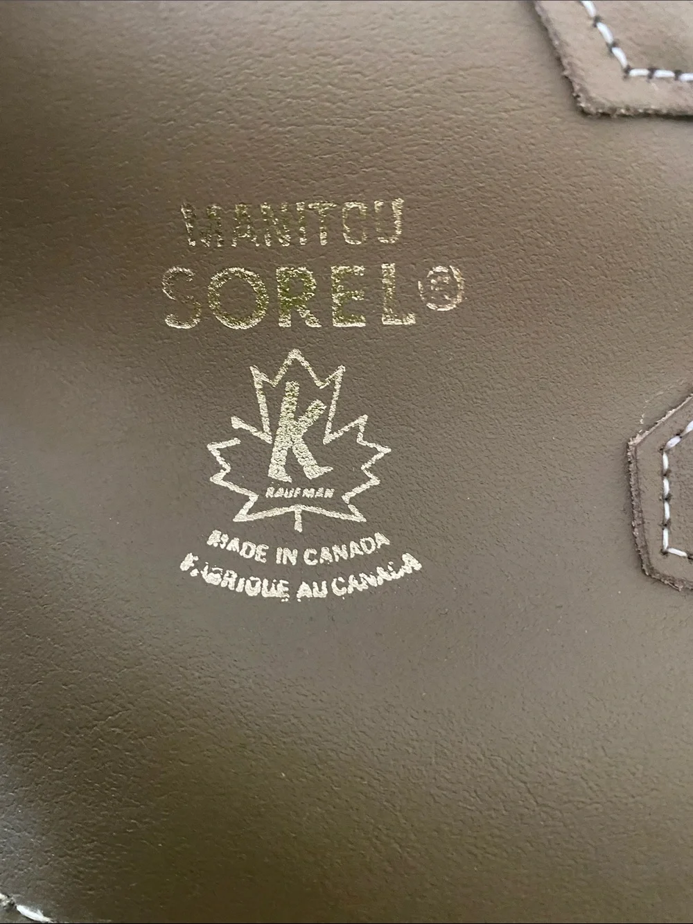 Vintage Sorel Manitou Kaufman Snow Boots With Wool Liners Canada Women's Size 5